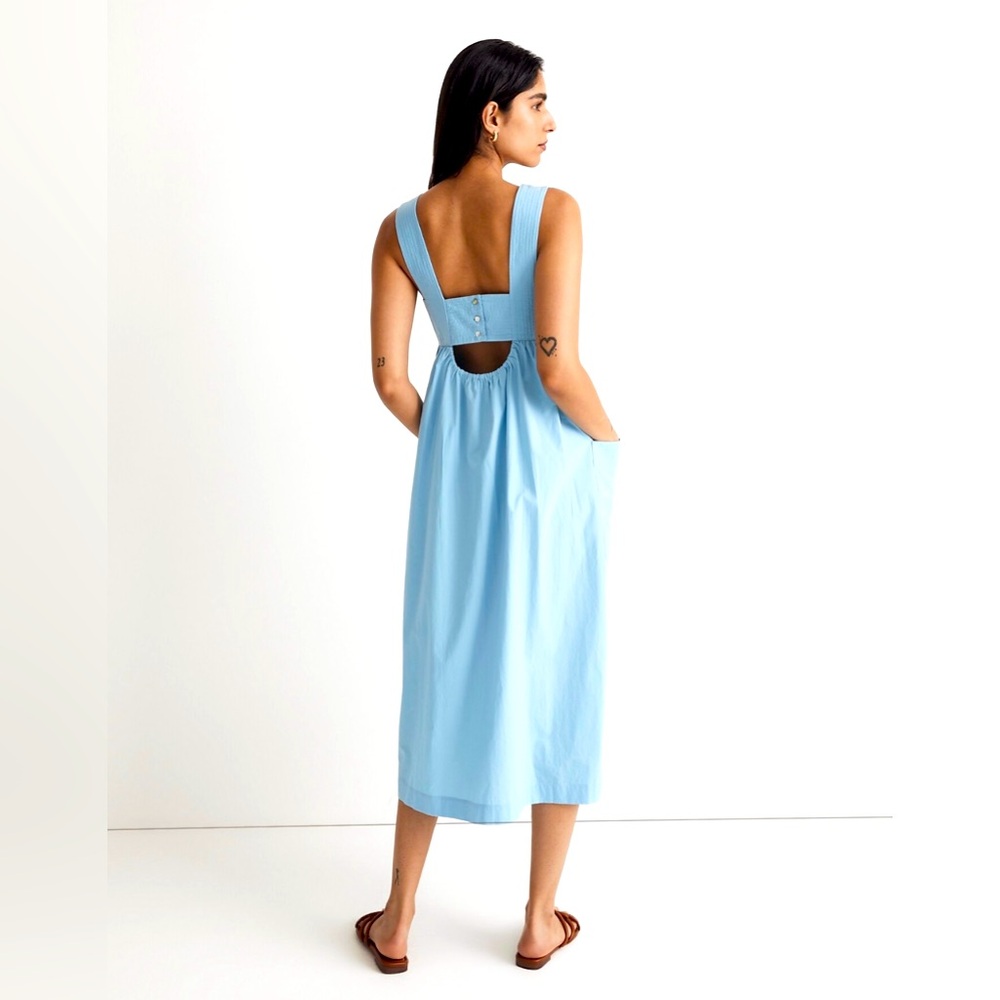 Madewell Light Blue Midi Dress